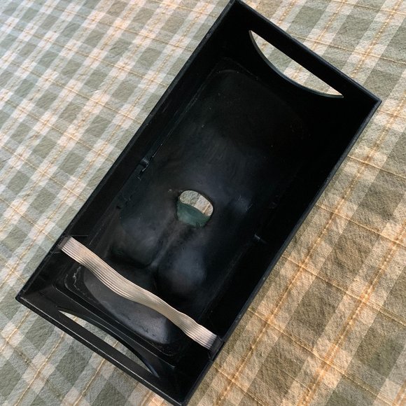 VTG Easter Island Moai Head Tissue Box Cover Polynesian Green Resin Retro Tiki - Picture 5 of 12